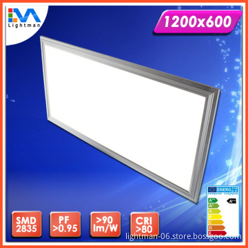 UGR less than 19 high efficiency 54w surface panel led light 120x60cm